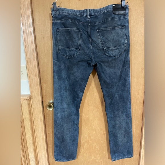 UC- SCOTCH & SODA Skim Jeans Men's W36L34 Skinny Fit Distressed Stretchy Ripped - Picture 2 of 5